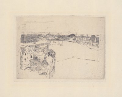 Hafen von Dieppe, ca. 1885 von Walter Richard Sickert